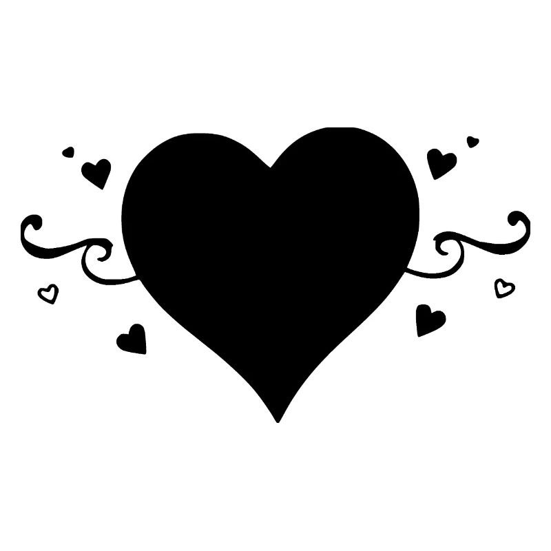 Black Heart Valentine's Day Gift