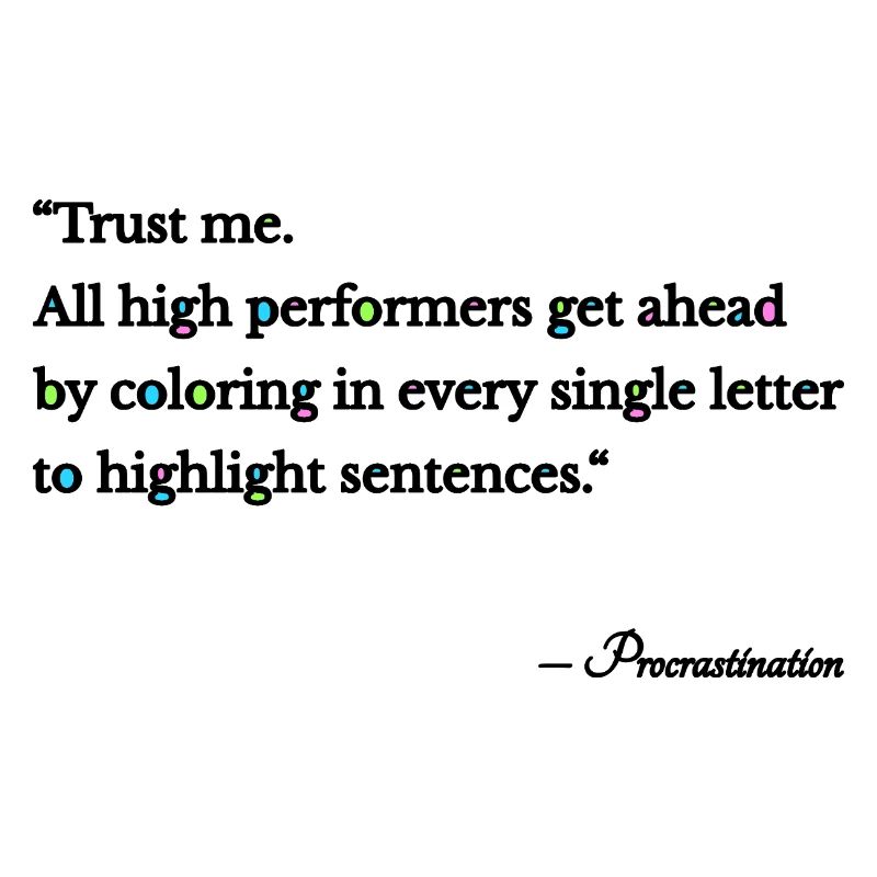 Procrastination
