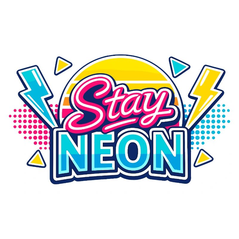 Stay Neon Rétro Burst