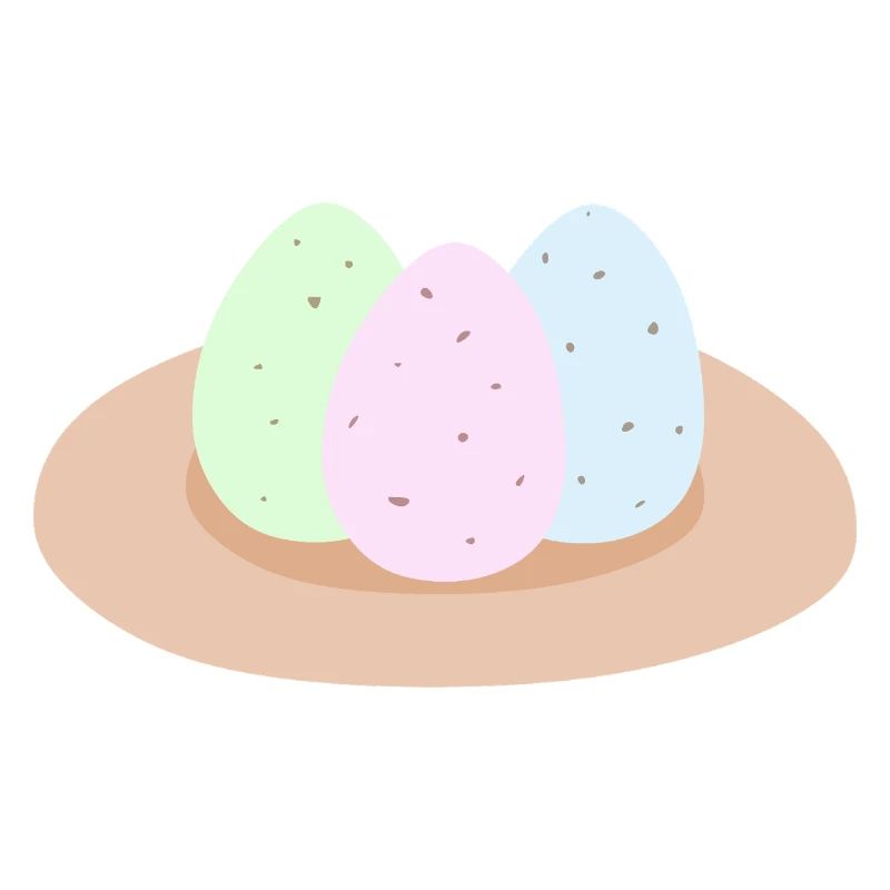 Pastel Easter Egg Nest