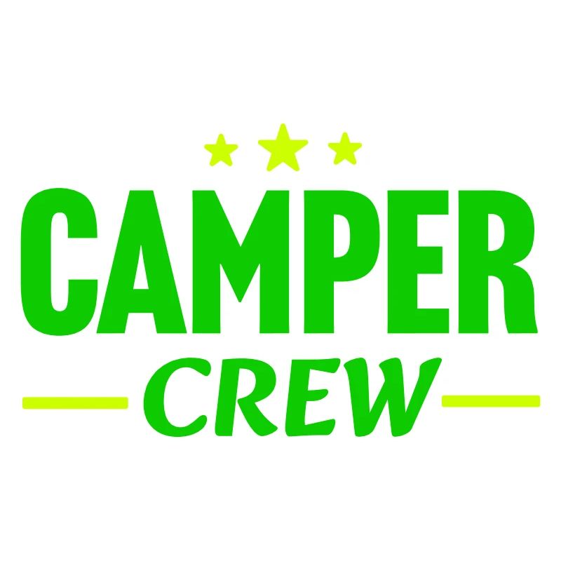 Équipe camping-campeur