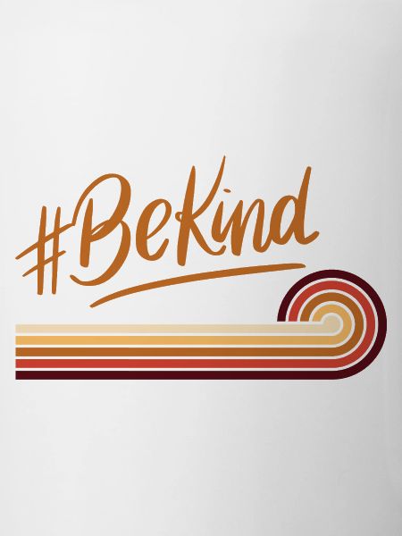 BeKind Retro Rainbow Stripes