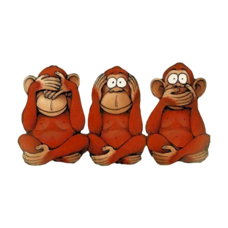 Trois singes