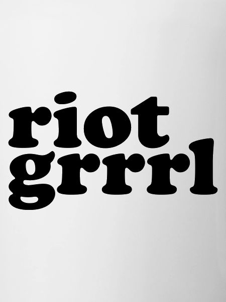Riot Grrrl typography