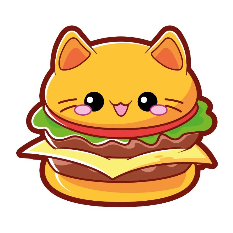 Burger Cat / Burger Katze moodrush