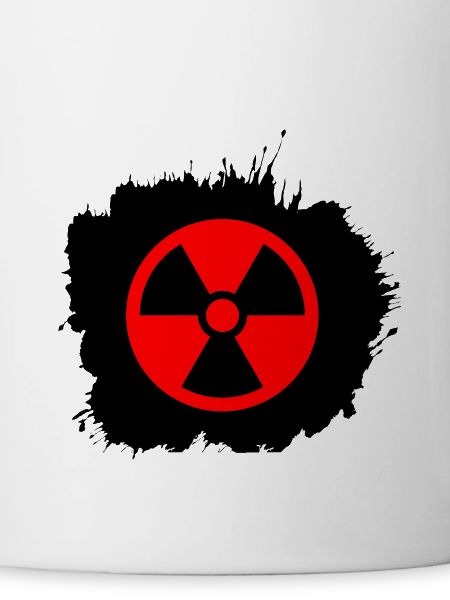 Red, red Radioactive, radioactivity symbol