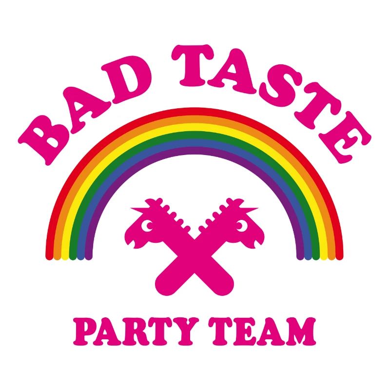 Bad Taste Party Team (Einhorn, Regenbogen, Cooper)