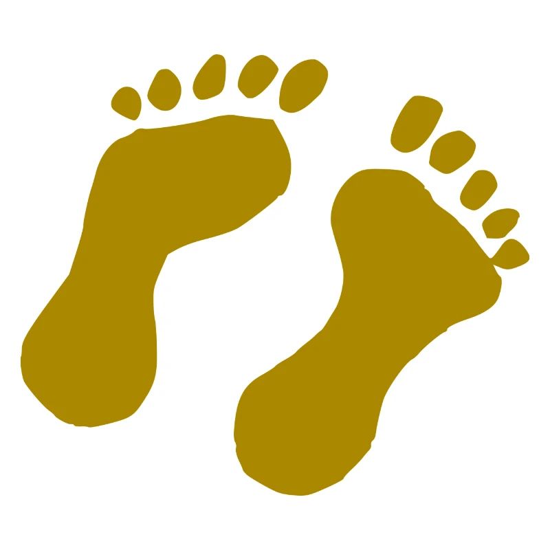 Impression pied