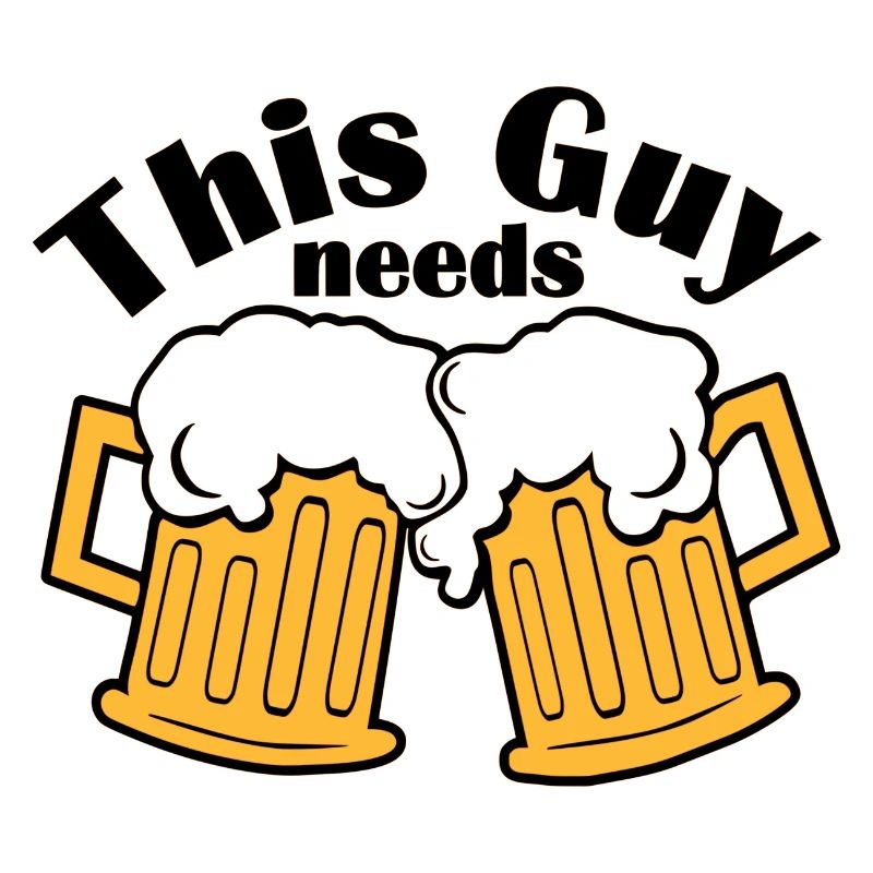 This guy needs a beer