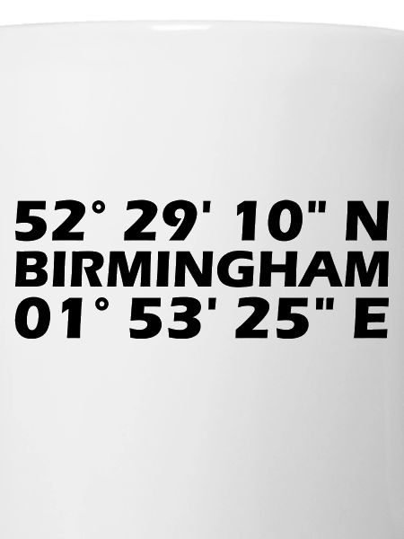 Coordonnées de Birmingham