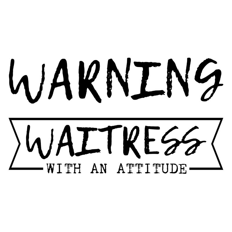 Avertissement Serveuse Avec Une Attitude 4