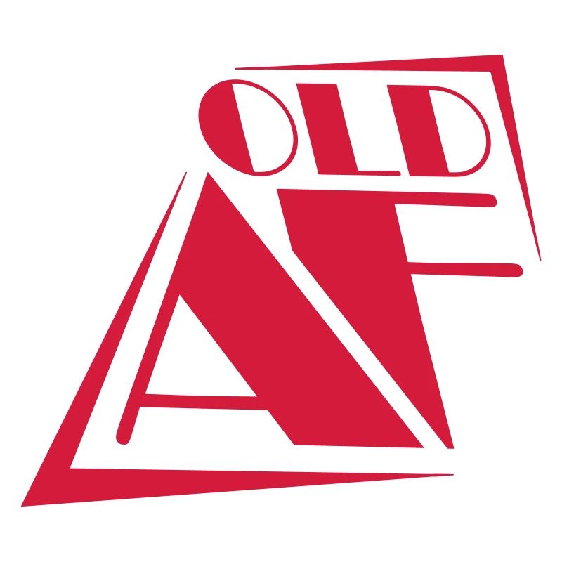 old AF Text Logo