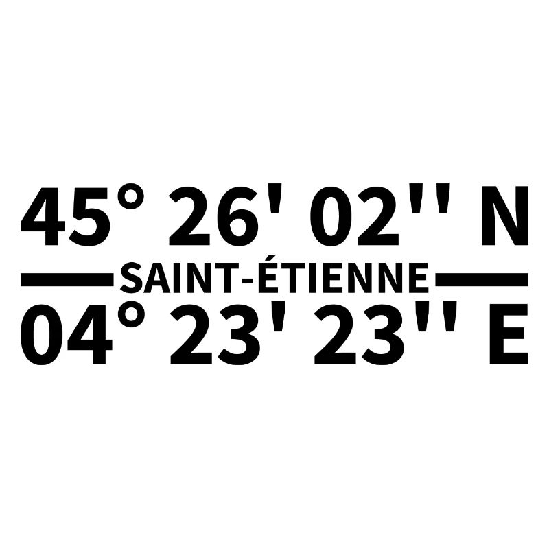 Coordonnées de Saint-Étienne