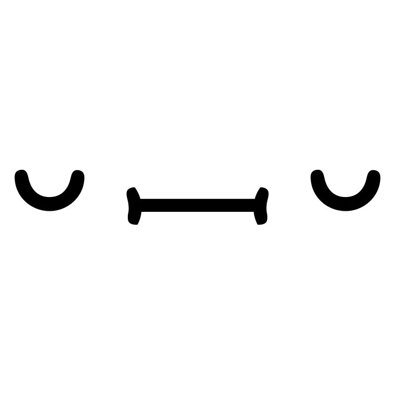 Sleeping face closed eyes