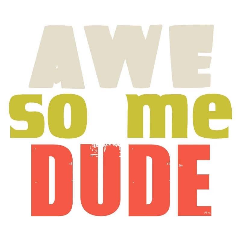 AWE SO ME DUDE