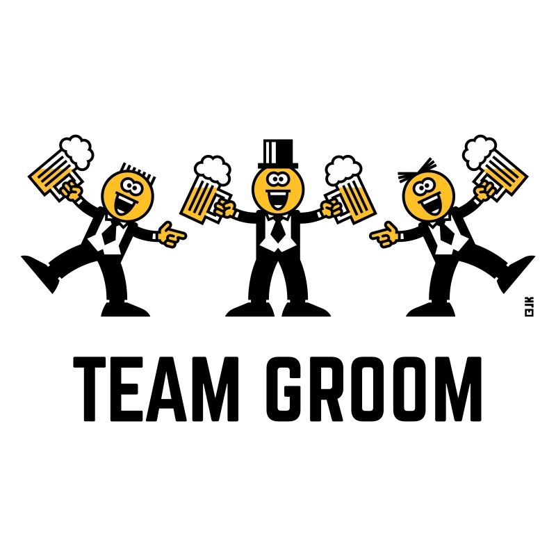 Team Groom (enterrement de vie de garçon, caricature, danse, 3C, B)