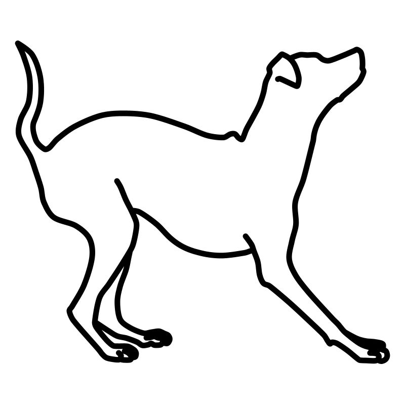 Pinscher Lineart miniature 1