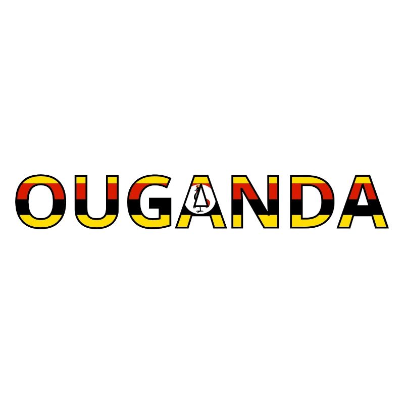 Uganda-Flagge