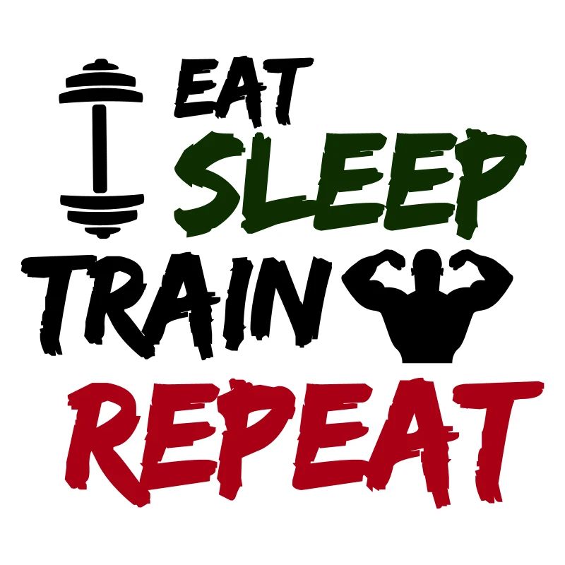 manger dormir train répéter