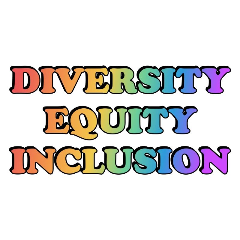 Diversité Équité Inclusion Arc-en-ciel LGBT Pride