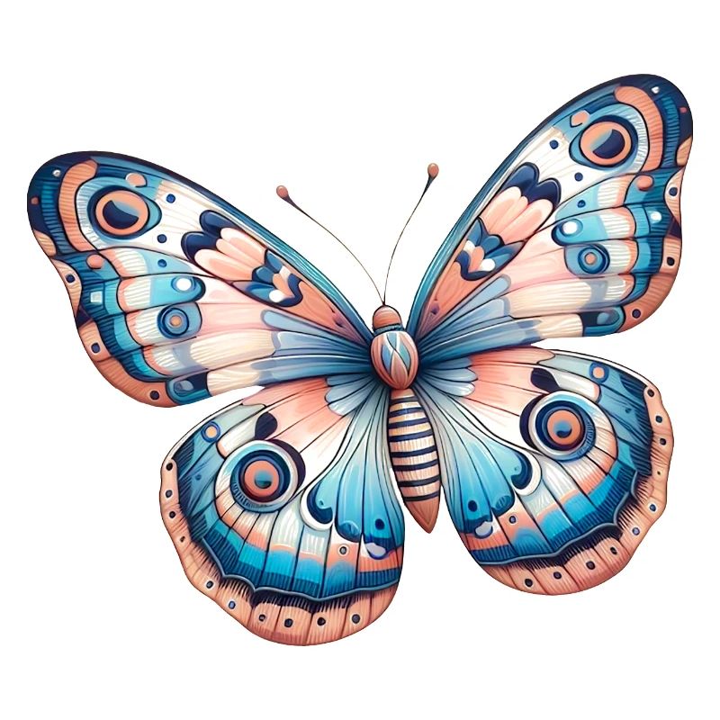 Papillon, fleur - Légèreté Envolée