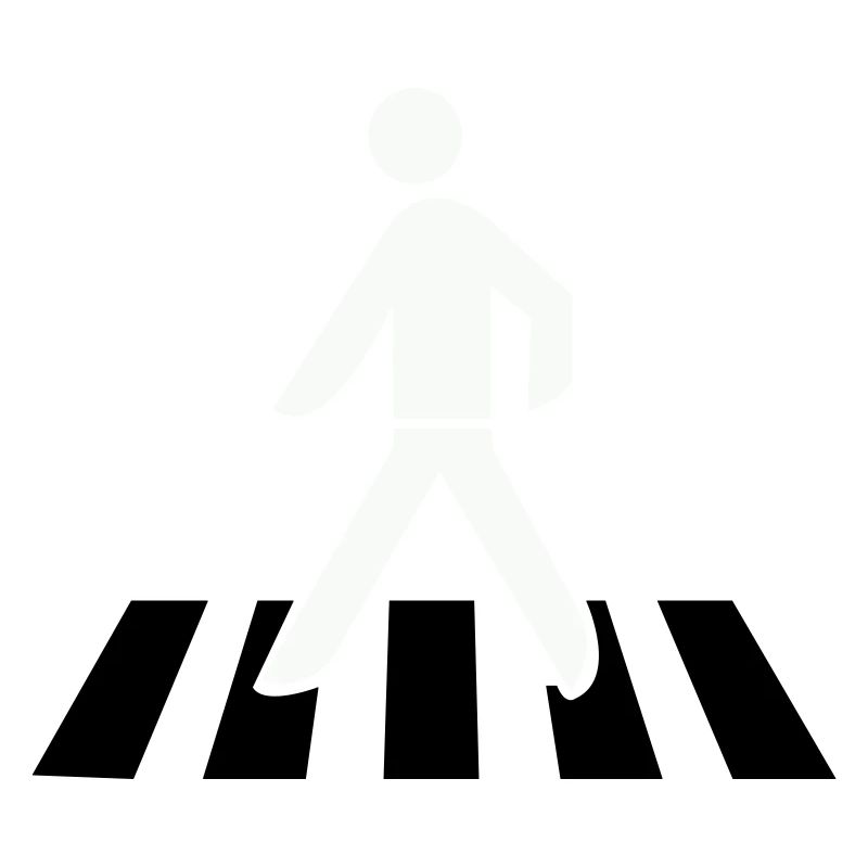 Crossing the zebra crossing