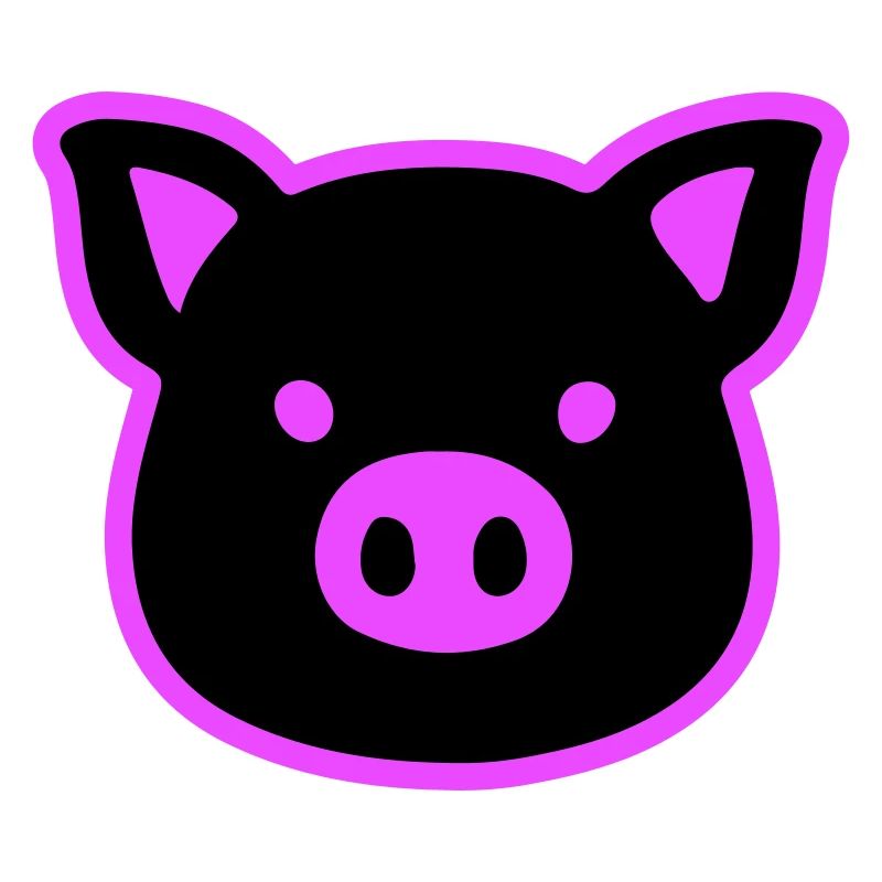 Schwein Kopf Sau