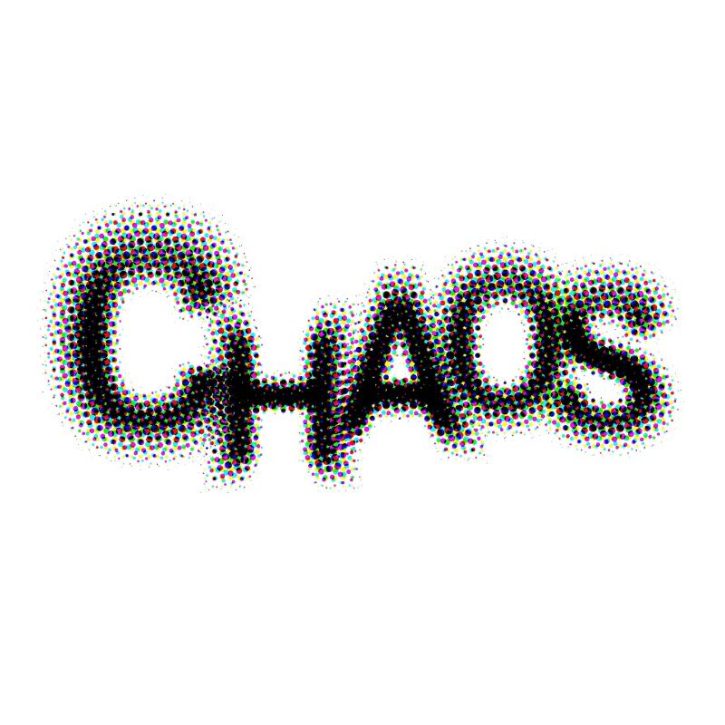Lettrage néon groovy de Chad