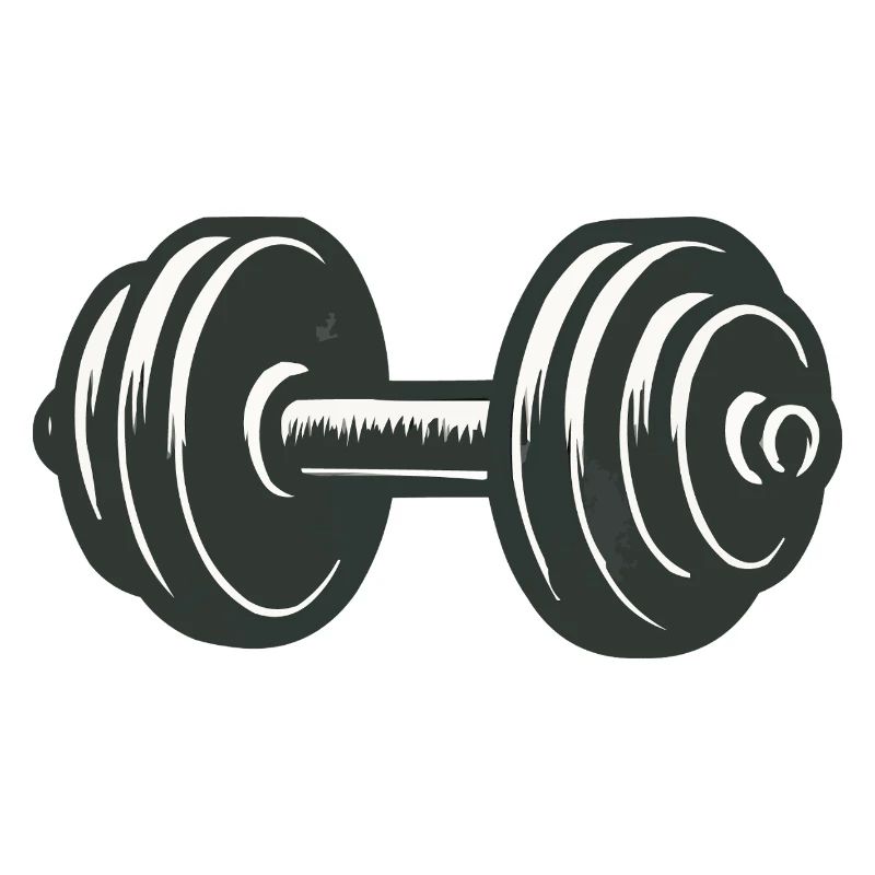 Hantel Kraft Workout Grafik