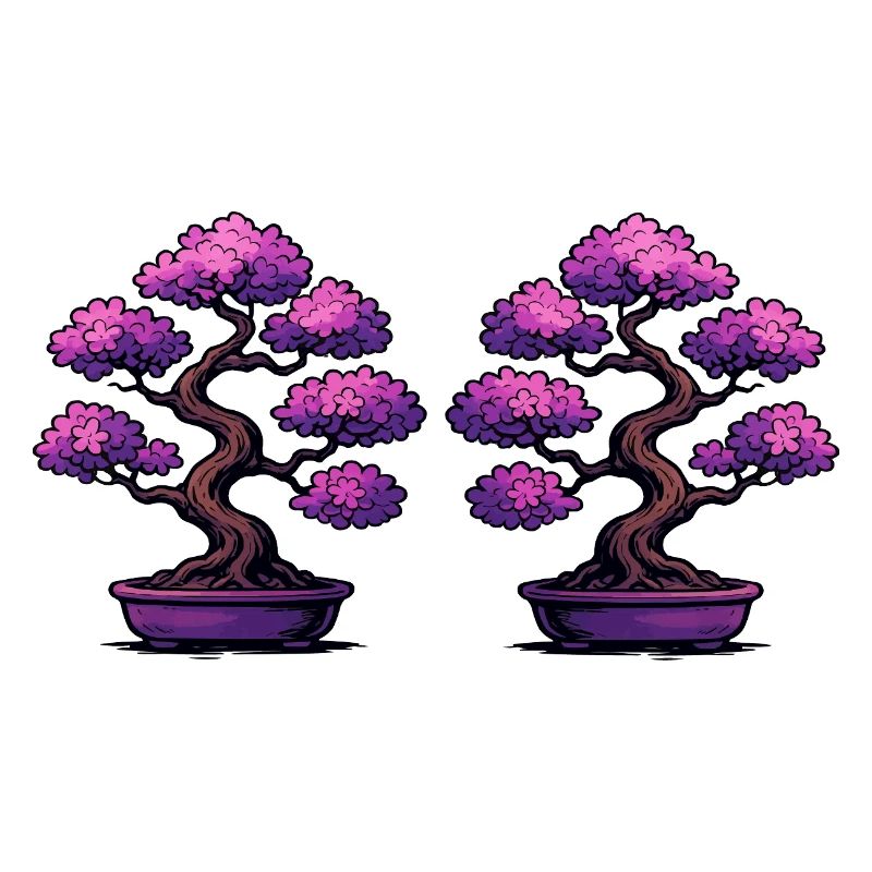 Double Sakura Bonsai