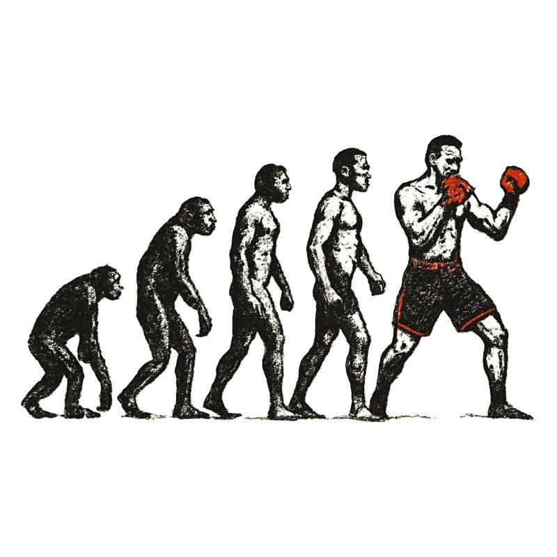 Evolution to an MMA fighter in grunge style