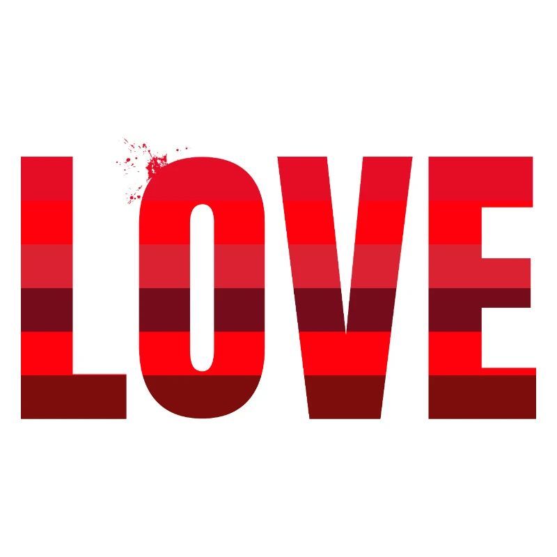 Love in Red Stripe Design