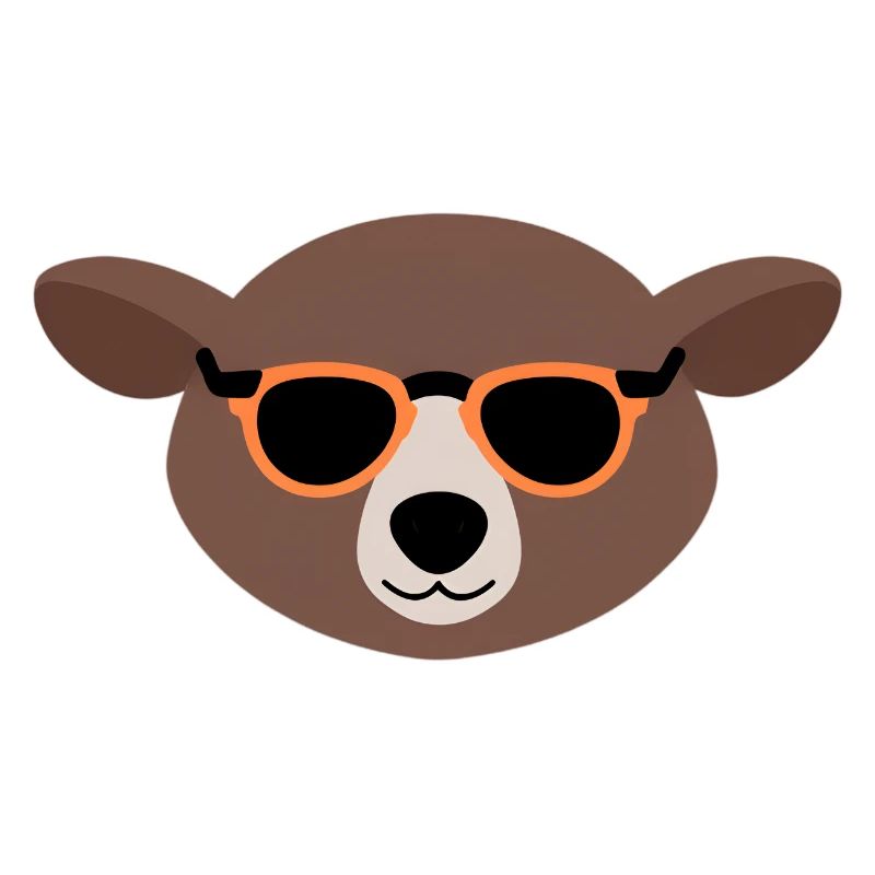 Mole with orange sunglasses