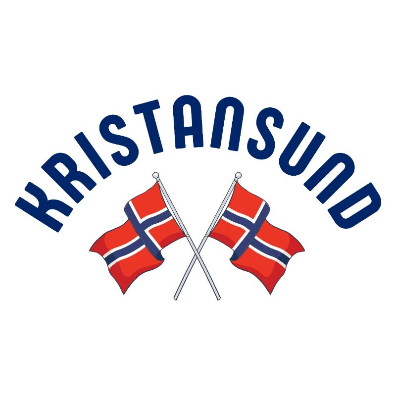 Emblème des drapeaux de Norvège de Kristiansund