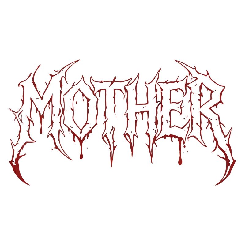 Metal Mutter Rock Musik Hardcore Mama Design