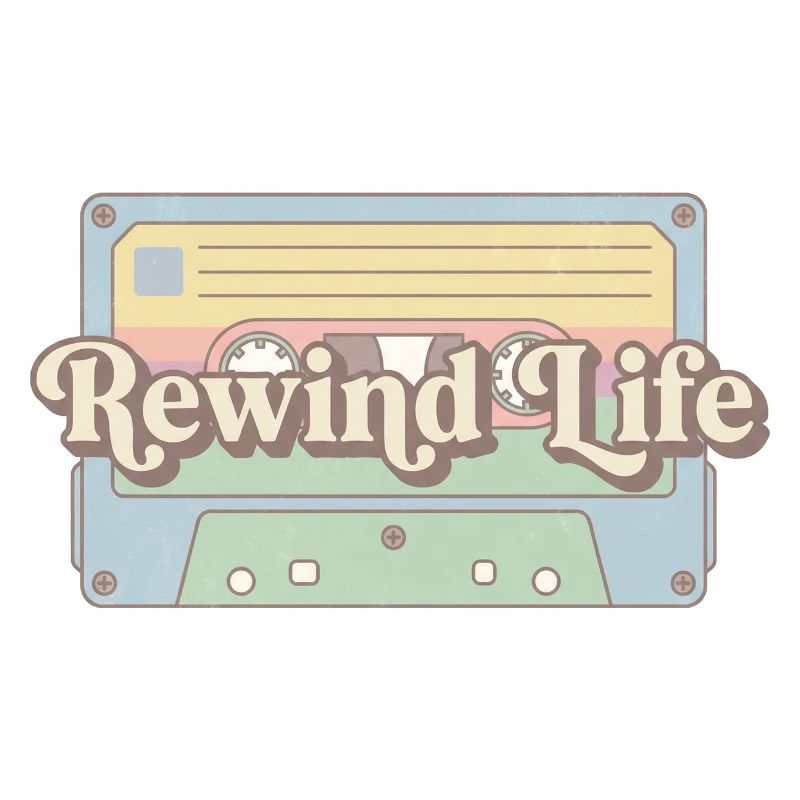 Cassette rétro Rewind Life
