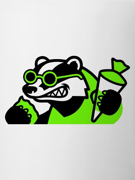 Cool Badger Back to School Icon