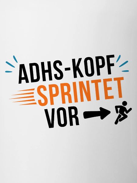 ADHS-Kopf sprintet vor