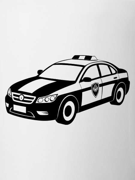Polizei-Muscle-Car-Notfall