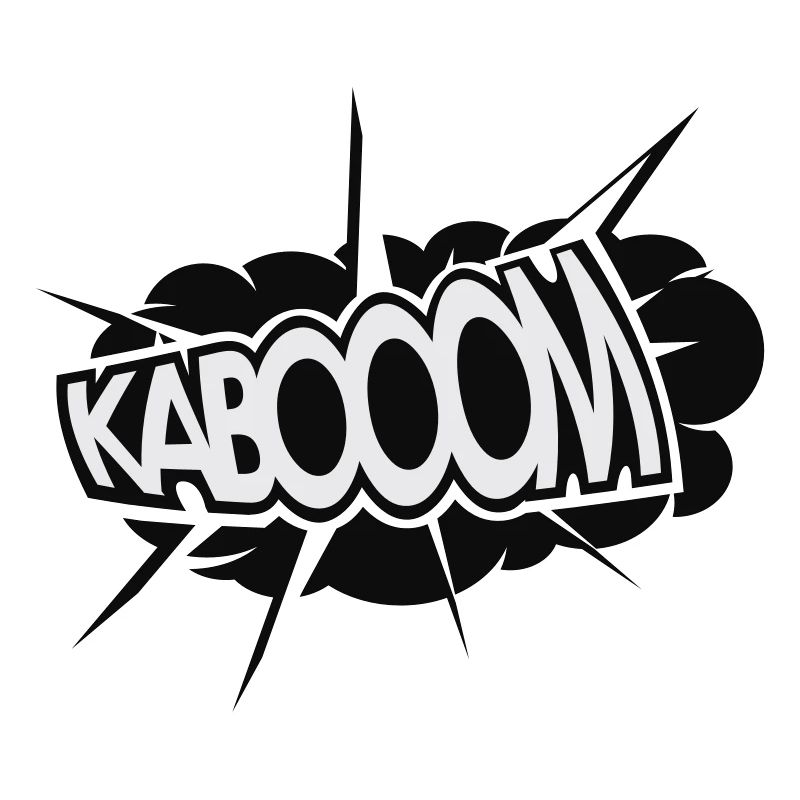 Comic Langue KABOOOM (explosion)
