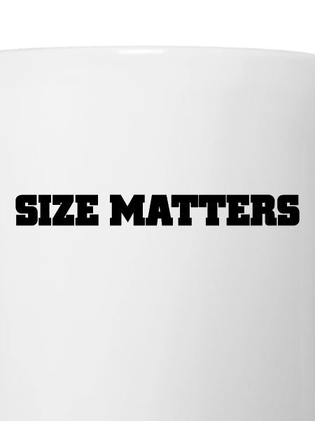 size matters