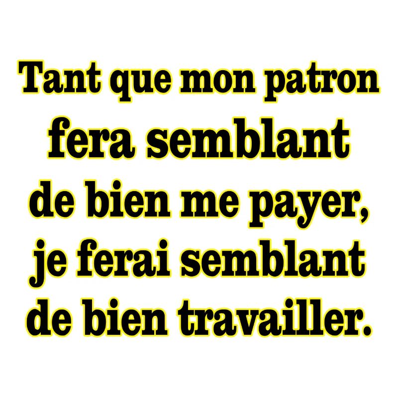 semblant travailler