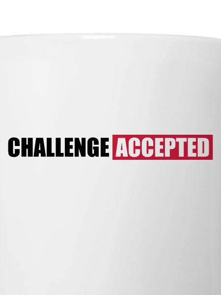 Challenge Accepted Text Design