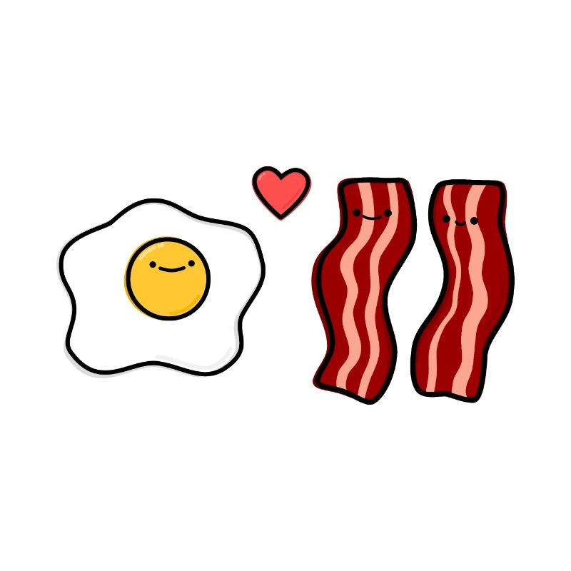Bacon et oeuf