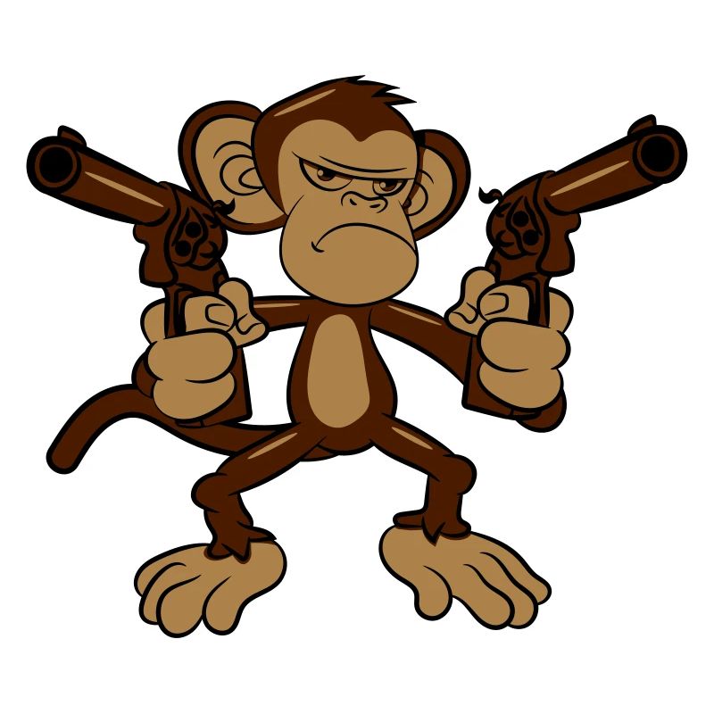 monkey pistols weapons