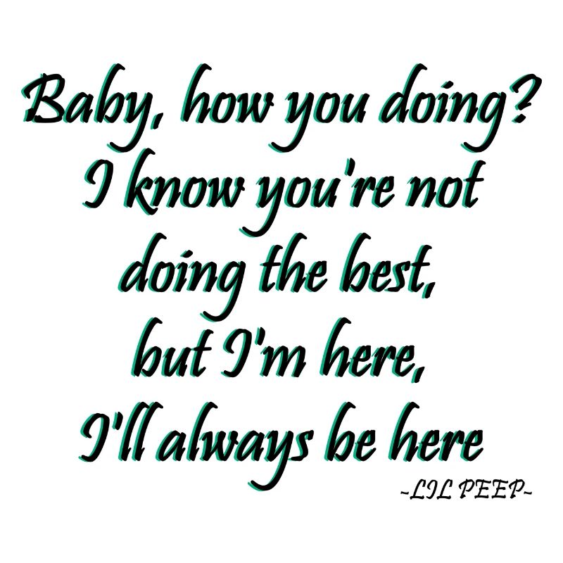 lil peep - right here Songtext