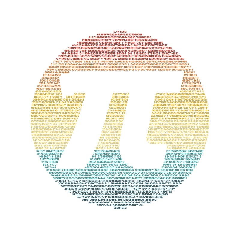 Pi jour parce que nous aimons pi