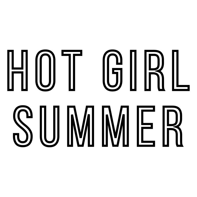 hot Summer dark outline