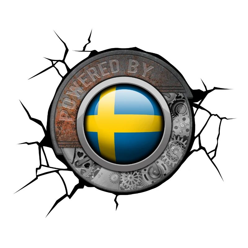 Sweden Steampunk Engine Powered by Pride