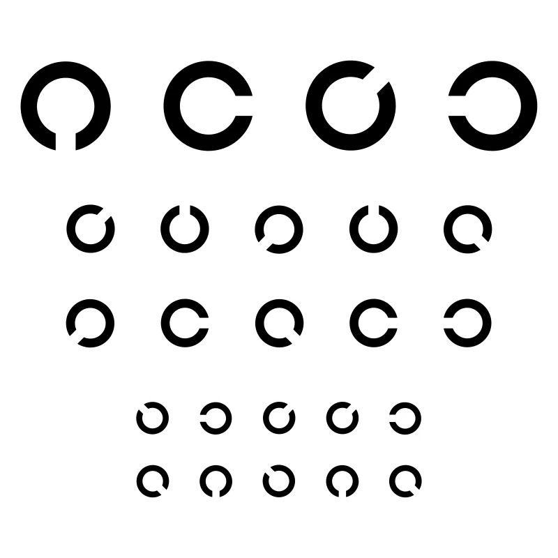 Eye test - circles